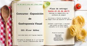 CARTEL CONCURSO GASTROPOESÍA VISUAL-ies-alvar-nuñez-jerez